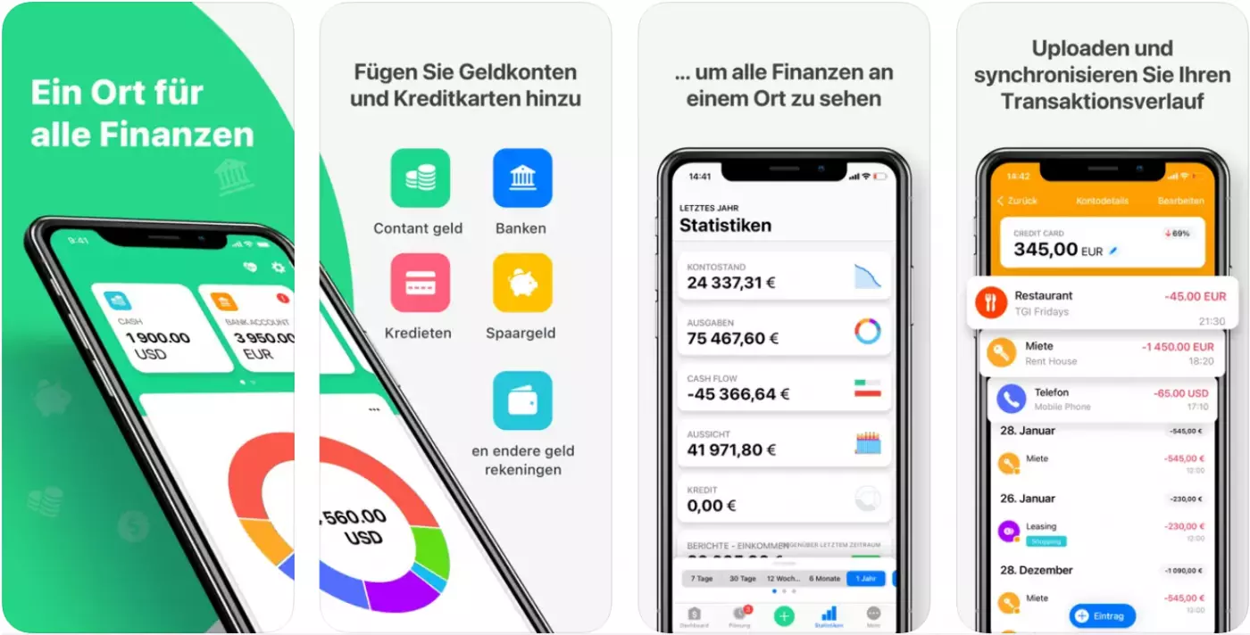 Wallet App Screenshot aus dem App Store